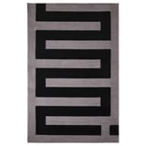 BLÅSKATA Tapis, noir/gris, 105x160 cm