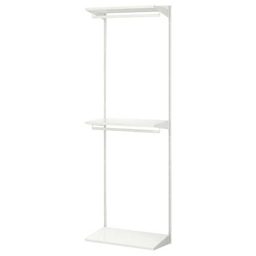 BOAXEL Combinaison armoire, blanc, 62x40x201 cm