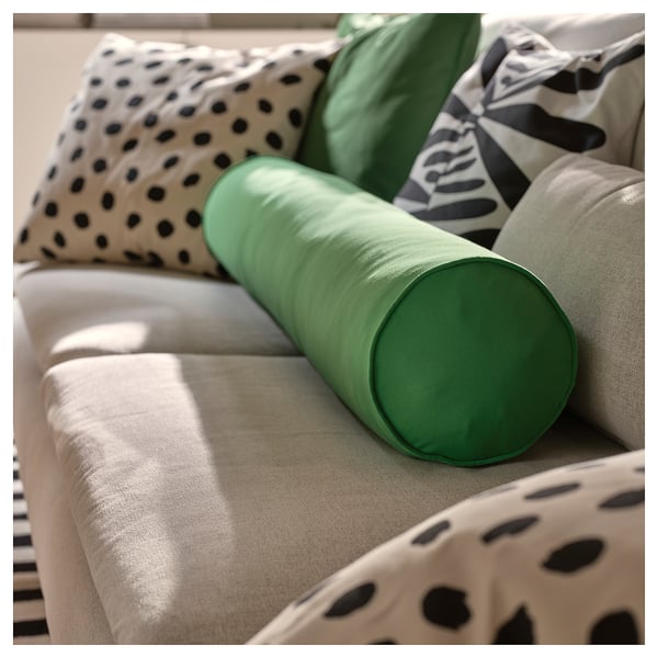 BRÄNNBOLL Coussin gamer, vert vif, 18x110 cm