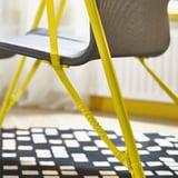 BRÄNNBOLL Fauteuil gaming, gris/jaune vif
