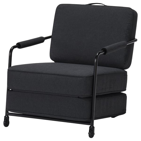 BRÄNNBOLL Fauteuil gaming, Vissle gris foncé