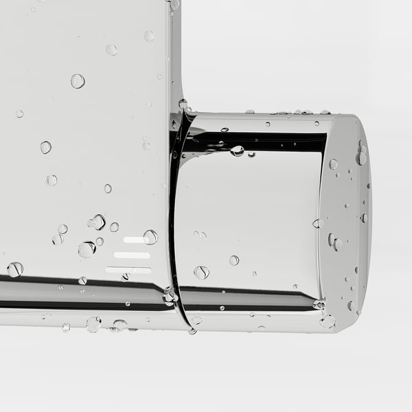 BROGRUND Mitigeur thermo pr douche/bain, chromé, 150 mm