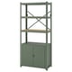 BROR Colonne, gris vert/contreplaqué de pin, 85x40x190 cm