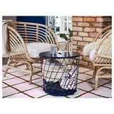 BUSKBO Fauteuil, rotin