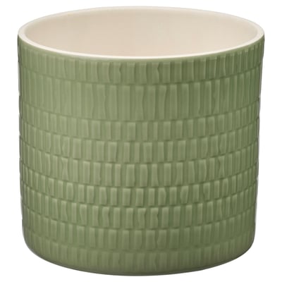 CHIAFRÖN Cache-pot, intérieur/extérieur vert, 15 cm