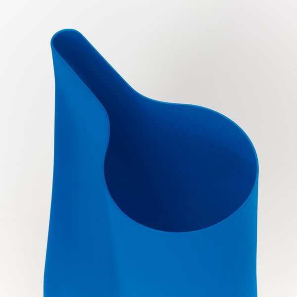 CHILIFRUKT Vase/arrosoir, bleu vif, 17 cm