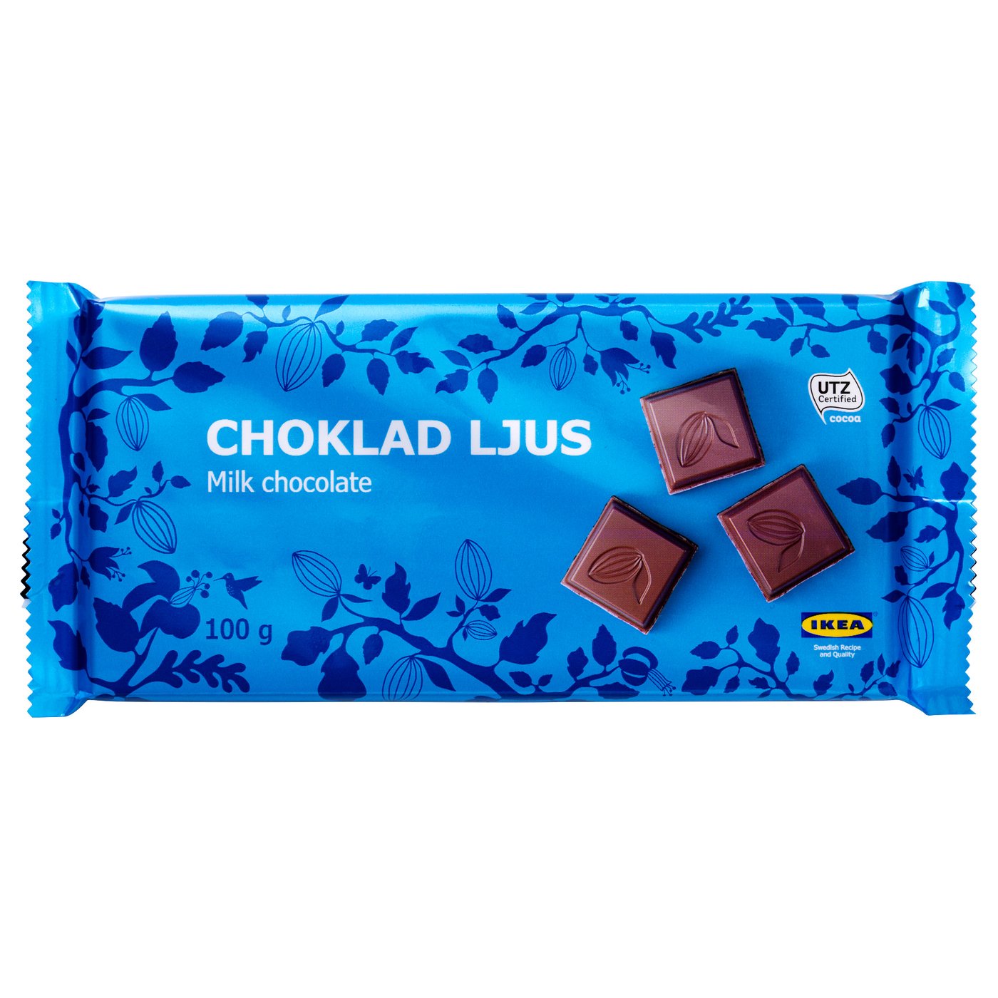 CHOKLAD LJUS Tablette de chocolat au lait, certifié UTZ IKEA