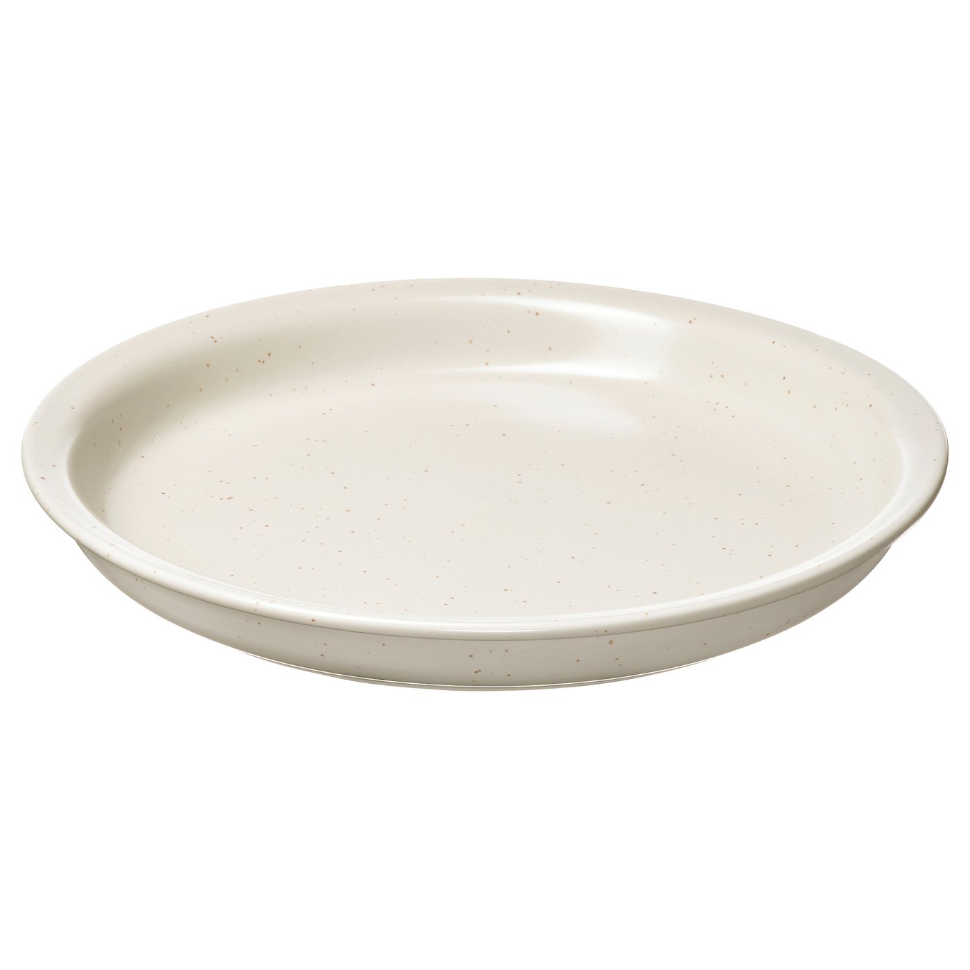 DAGGASTER Petite assiette, à pois/beige clair, 20 cm