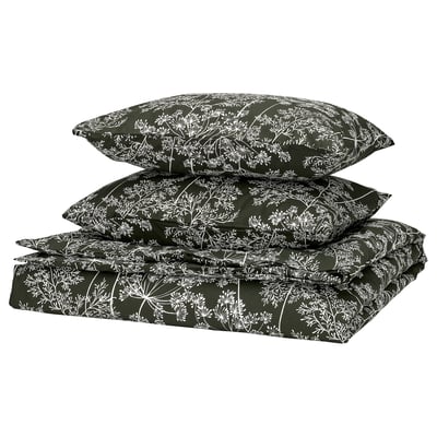 DAGGBJÖRNBÄR Housse de couette et 2 taies