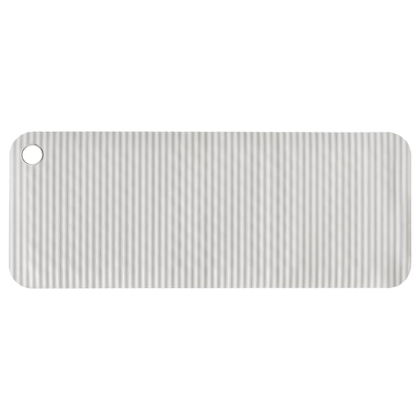 DOPPA Tapis de baignoire, gris clair, 33x84 cm