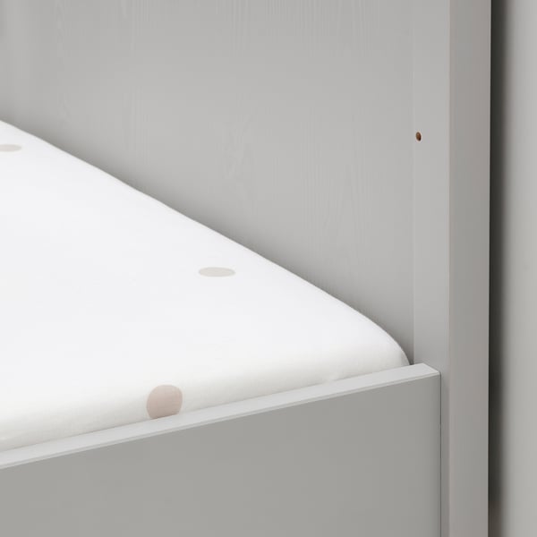 DRÖMSLOTT Linge de lit enfant, 3 pièces, motif chiot/beige, 60x120 cm