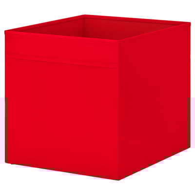 DRÖNA Rangement tissu, rouge, 33x38x33 cm