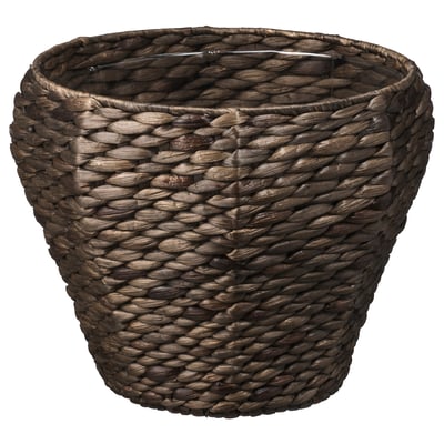 DRUVFLÄDER Cache-pot, jacinthe d'eau/gris, 24 cm