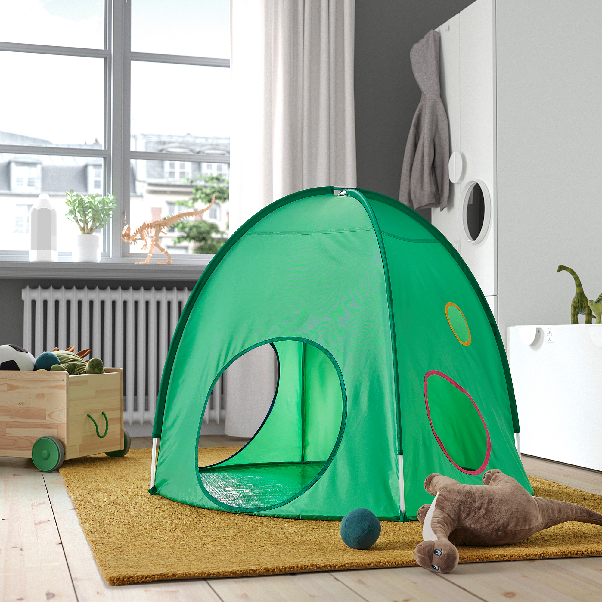 DVÄRGMÅS Tente de jeu, vert