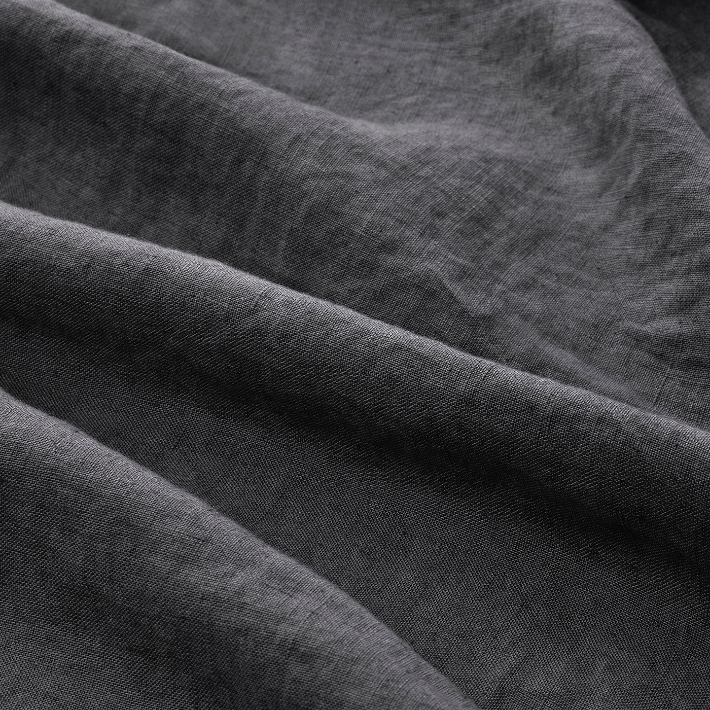DYTÅG Housse de couette et 1 taie, gris foncé, 150x200/50x60 cm