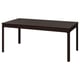 Option : EKEDALEN Table extensible, brun foncé, 180/240x90 cm