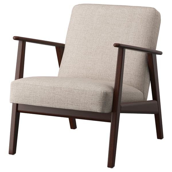 EKENÄSET Fauteuil, Kilanda beige clair