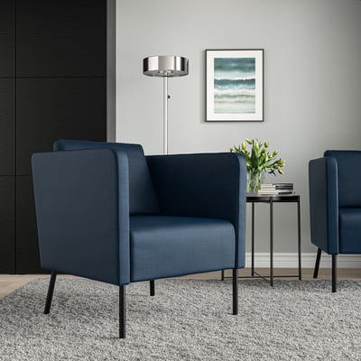 EKERÖ Fauteuil, Skiftebo bleu foncé