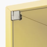 EKET Élément mural porte vitrée, jaune pâle, 35x35x35 cm