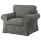 EKTORP Fauteuil, Hakebo gris foncé