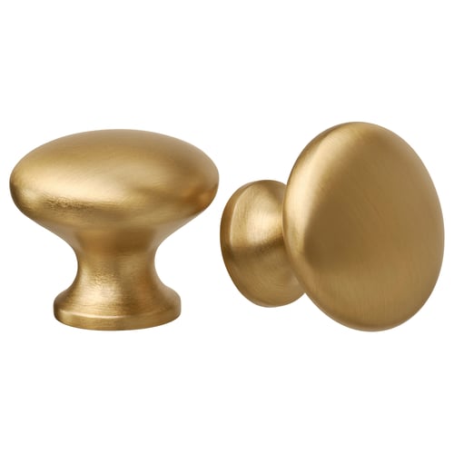 ENERYDA Bouton, couleur laiton, 27 mm