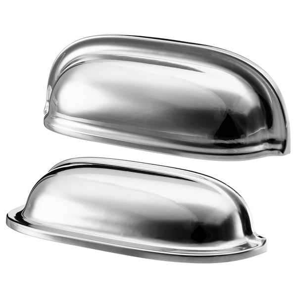 ENERYDA Poignée coquille, chromé, 89 mm