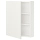 ENHET Élément mur av 2 tablettes/porte, blanc, 60x17x75 cm