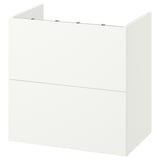 ENHET Meuble lavabo avec tiroirs, blanc, 60x42x60 cm