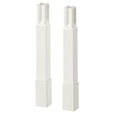 ENHET Pieds pour structure, blanc, 12.5 cm