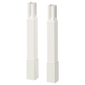 ENHET Pieds pour structure, blanc, 12.5 cm