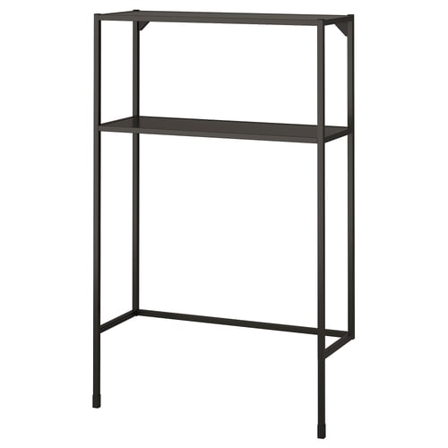 ENHET Structure avec tablettes, anthracite, 80x30x129 cm