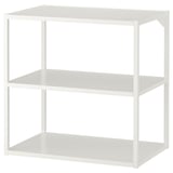 ENHET Structure basse avec étagères, blanc, 60x40x60 cm