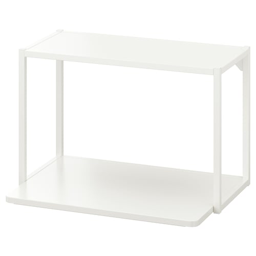 ENHET Structure étagère murale, blanc, 60x45x40 cm