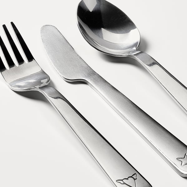 FABLER Couverts, 3 pièces, acier inoxydable
