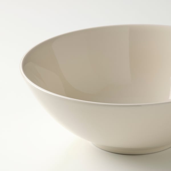 FÄRGKLAR Bol, brillant beige, 16 cm