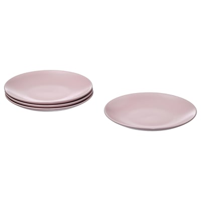 FÄRGKLAR Petite assiette, mat rose clair, 20 cm