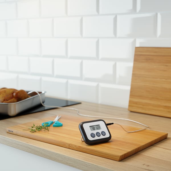 FANTAST Thermomètre/minuteur, numérique noir