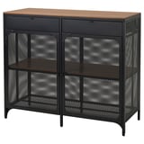 FJÄLLBO Buffet, noir, 111x47x95 cm