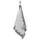 FJÄLLSTARR Serviette de toilette, blanc/gris, 50x100 cm