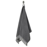 FJÄLLSTARR Serviette de toilette, gris foncé, 50x100 cm