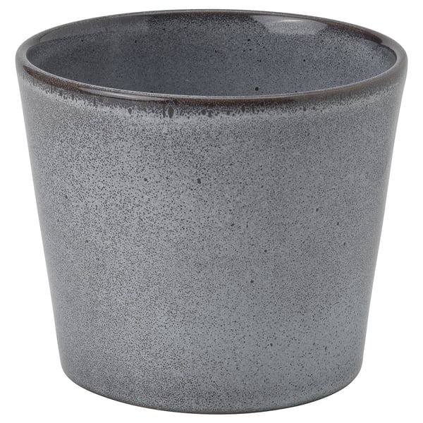 FJÄRILSBUSKE Cache-pot, intérieur/extérieur/gris, 12 cm