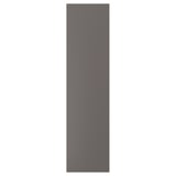 FORSAND Porte avec charnières, gris foncé, 50x195 cm