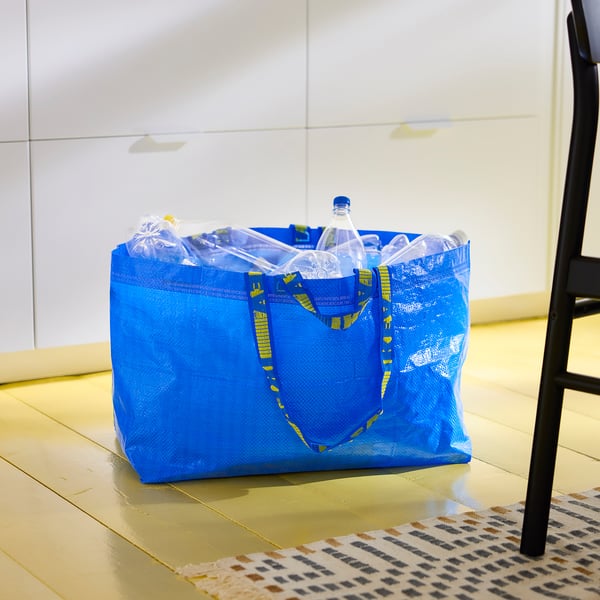 FRAKTA Grand sac, bleu, 55x37x35 cm/71 l