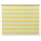 FRIDANS Store à enrouleur occultant, blanc jaune/rayé, 120x195 cm