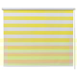 FRIDANS Store à enrouleur occultant, blanc jaune/rayé, 80x195 cm
