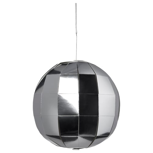 FRÖJDA Décoration à accrocher, effet chrome, 30 cm