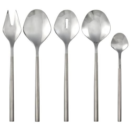 FRÖJDA Service apéritif, 5 pièces, acier inoxydable