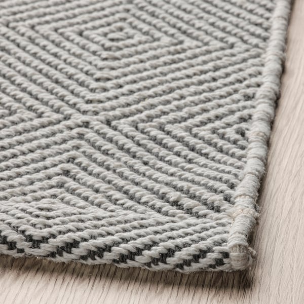 GÅNGVÄG Tapis tissé à plat, gris, 170x240 cm