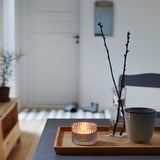 GLIMMA Bougie chauffe-pl non parf, sup mét
