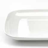 GODMIDDAG Assiette, blanc, 18x30 cm